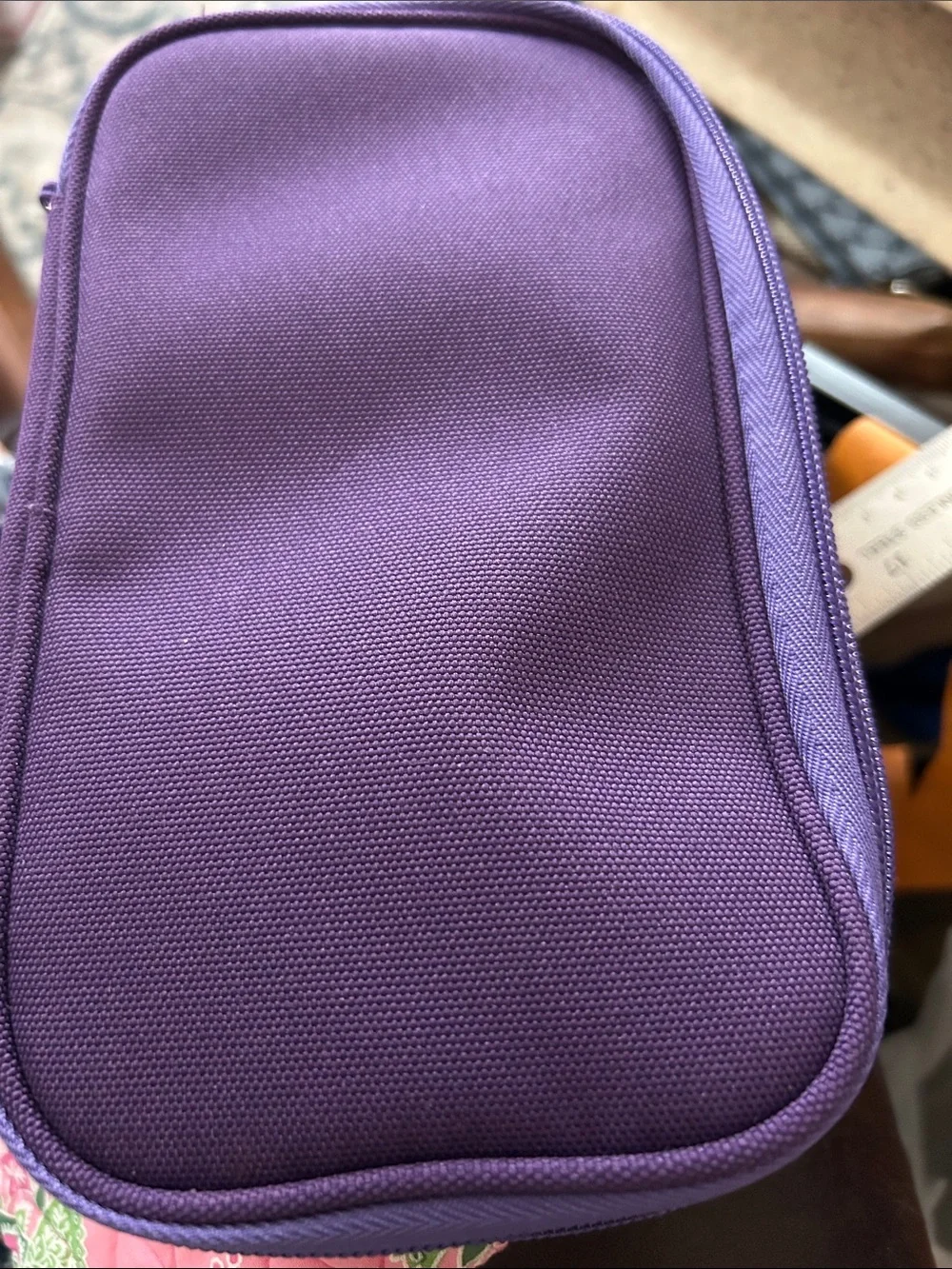 FYY  Purple  Travel Gaming or. makeup Jewelry Case Women’s Organizer EUC